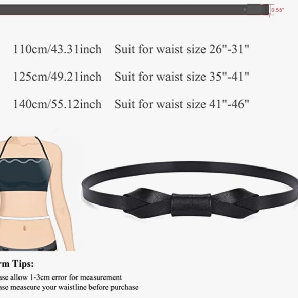 Women PU Leather Skinny Belt for Dress Adjustable Thin Waist Belt for Lady main image 4